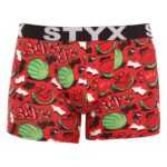 Styx Pánské boxerky Styx long art sportovní guma melouny (U1459) XXL