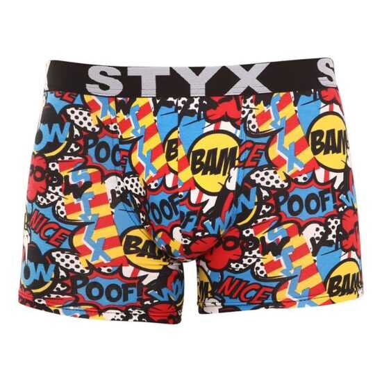 Styx Pánské boxerky Styx long art sportovní guma poof (U1153) XXL