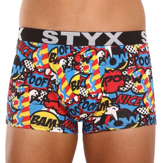 Styx Pánské boxerky Styx art sportovní guma nadrozměr poof (R1153) 4XL