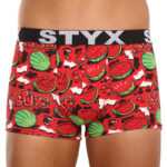 Styx Pánské boxerky Styx art sportovní guma nadrozměr melouny (R1459) 4XL