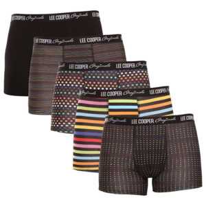 Lee Cooper 5PACK pánské boxerky Lee Cooper vícebarevné (LCU3200709A-1410353) M