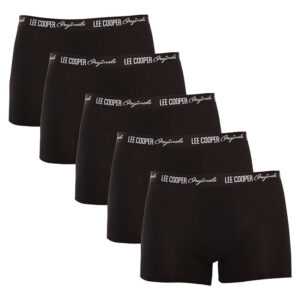 Lee Cooper 5PACK pánské boxerky Lee Cooper černé (LCU3200709A-1410366) M