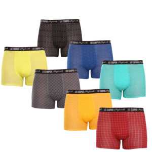 Lee Cooper 7PACK pánské boxerky Lee Cooper vícebarevné (LCUBOX7P0108-1769860) 3XL