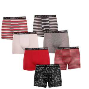 Lee Cooper 7PACK pánské boxerky Lee Cooper vícebarevné (LCUBOX7P0109-1769861) M