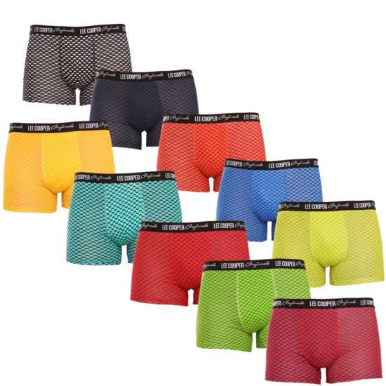 Lee Cooper 10PACK pánské boxerky Lee Cooper vícebarevné (LCUBOX10P0103-1769862) M