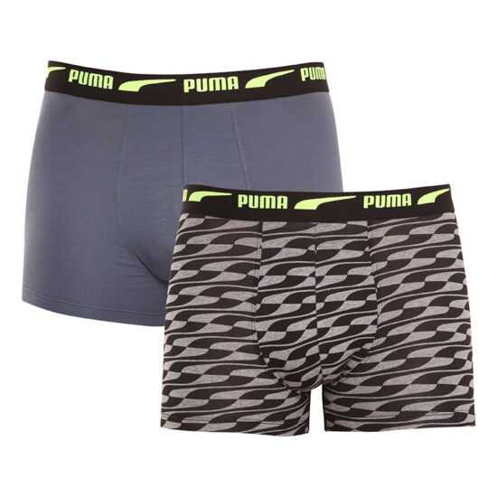 Puma 2PACK pánské boxerky Puma vícebarevné (701219365 003) M