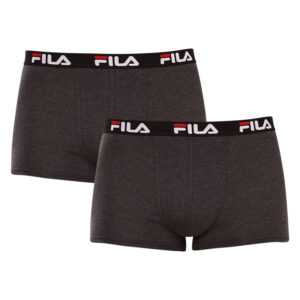 Fila 2PACK pánské boxerky Fila šedé (FU5141/2-248) M