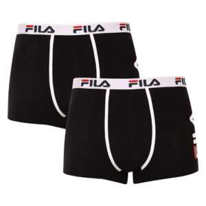 Fila 2PACK pánské boxerky Fila černé (FU5040/2-200) XL