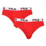 Fila 2PACK pánské slipy Fila červené (FU5015/2-118) XL