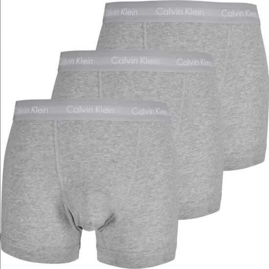 Calvin Klein 3PACK pánské boxerky Calvin Klein šedé (U2662G-080) M