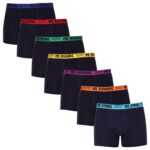 Lee Cooper 7PACK pánské boxerky Lee Cooper černé  (LCUBOX7P0111-1769914) XXL