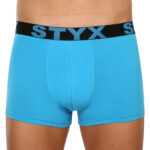 Styx Pánské boxerky Styx sportovní guma nadrozměr světle modré (R1169) 5XL