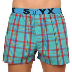 Styx Pánské trenky Styx sportovní guma vícebarevné (B939) XL