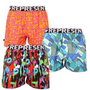 Represent 3PACK pánské trenky Represent exclusive Mike (R2M-BOX-07313650) M