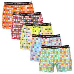 Lee Cooper 5PACK pánské boxerky Lee Cooper vícebarevné (LCU3200700G-1763124) 3XL