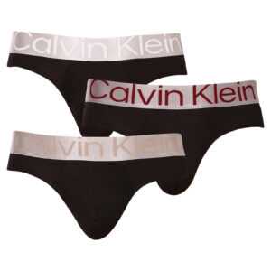 Calvin Klein 3PACK pánské slipy Calvin Klein černé (NB3073A-6IE) XXL