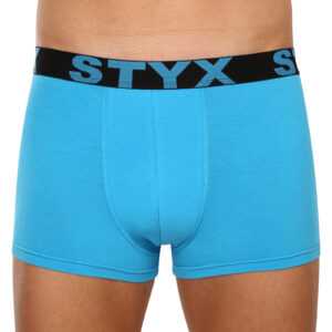 Styx Pánské boxerky Styx sportovní guma světle modré (G1169) XL