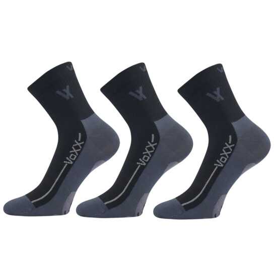 VoXX 3PACK ponožky VoXX černé (Barefootan-black) M