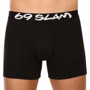 69SLAM Pánské boxerky 69SLAM fit bamboo plain (MBVPLN-BK) XL