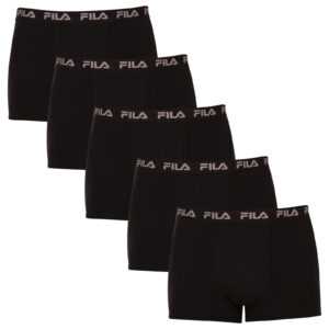 Fila 5PACK pánské boxerky Fila černé (FU5004/5-200) M