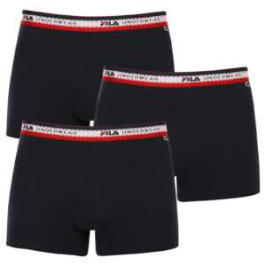 Fila 3PACK pánské boxerky Fila tmavě modré (FU5059/3-321) L