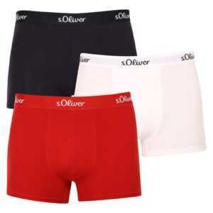 s.Oliver 3PACK pánské boxerky S.Oliver vícebarevné (JH-34B-51136323) XL