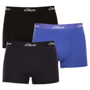 s.Oliver 3PACK pánské boxerky S.Oliver vícebarevné (JH-34B-88365237) XL