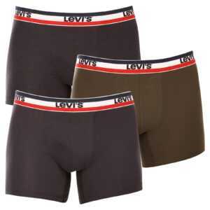 Levis 3PACK pánské boxerky Levis vícebarevné (100002870 009) M