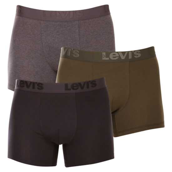 Levis 3PACK pánské boxerky Levis vícebarevné (905045001 021) M