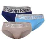 Calvin Klein 3PACK pánské slipy Calvin Klein vícebarevné (NB3073A-C7T) L