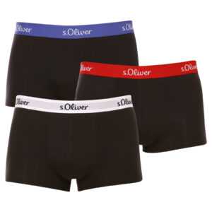 s.Oliver 3PACK pánské boxerky S.Oliver černé (JH-34H-68635411) L