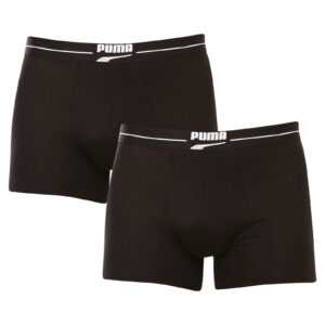 Puma 2PACK pánské boxerky Puma černé (701221415 001) XL