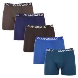 Gianvaglia 5PACK pánské boxerky Gianvaglia vícebarevné (GVG-5007) M