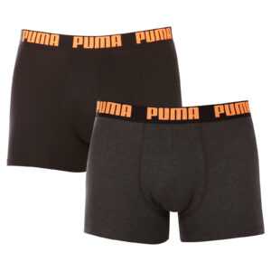 Puma 2PACK pánské boxerky Puma černé (521015001 049) XXL