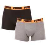 Puma 2PACK pánské boxerky Puma vícebarevné (521015001 050) XL