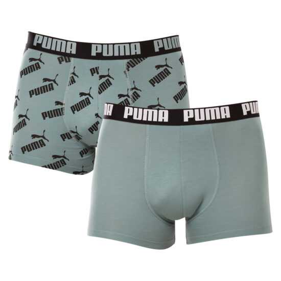 Puma 2PACK pánské boxerky Puma vícebarevné (100001512 012) L