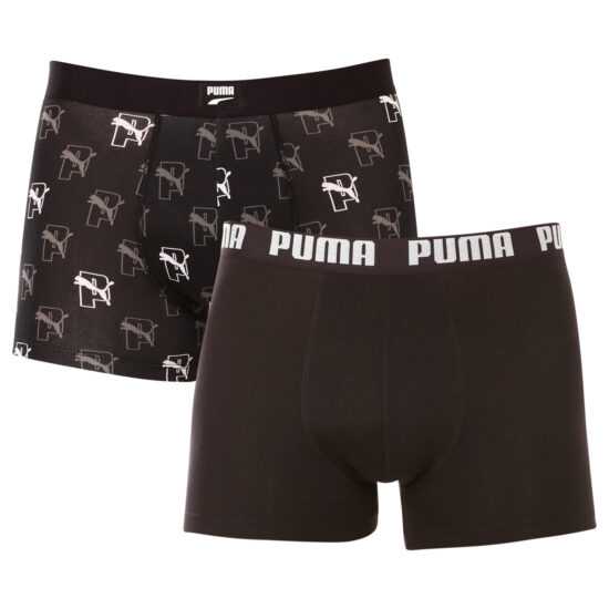 Puma 2PACK pánské boxerky Puma vícebarevné (701221417 001) M