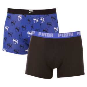 Puma 2PACK pánské boxerky Puma vícebarevné (701221417 003) L