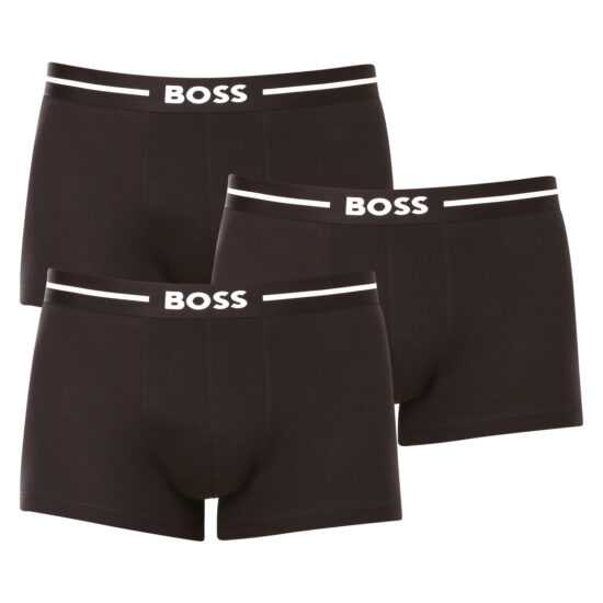 Hugo Boss 3PACK pánské boxerky Hugo Boss černé (50473916 001) XXL