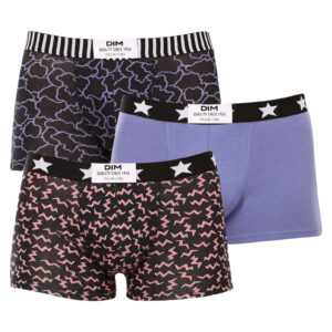 DIM 3PACK pánské boxerky DIM vícebarevné (DI000C6D-AA7) XL