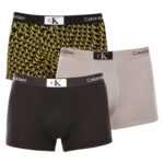 Calvin Klein 3PACK pánské boxerky Calvin Klein vícebarevné (NB3528A-DXT) S