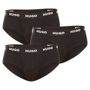 Hugo Boss 3PACK pánské slipy Hugo Boss černé (50469763 001) XXL