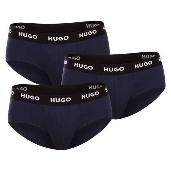 Hugo Boss 3PACK pánské slipy Hugo Boss tmavě modré (50469763 410) XXL