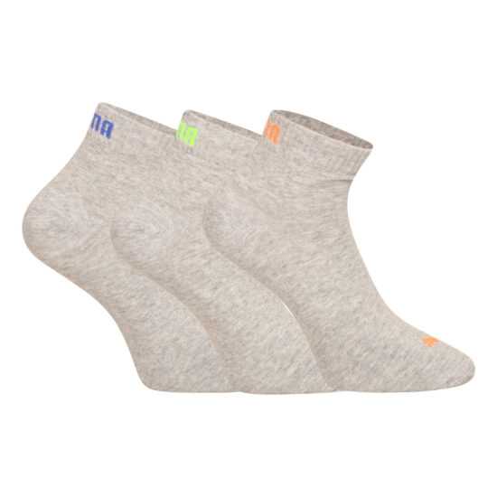 Puma 3PACK ponožky Puma šedé (271080001 081) M