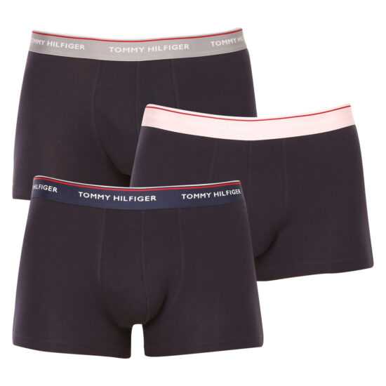 Tommy Hilfiger 3PACK pánské boxerky Tommy Hilfiger tmavě modré (UM0UM01642 0XY) M