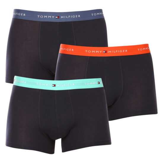 Tommy Hilfiger 3PACK pánské boxerky Tommy Hilfiger tmavě modré (UM0UM02763 0S1) XXL