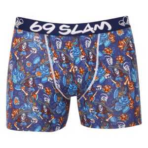 69SLAM Pánské boxerky 69SLAM fit bamboo dia de los muertos colton (MPBDDM-BB) XXL