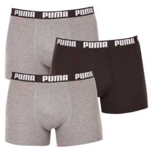 Puma 3PACK pánské boxerky Puma vícebarevné (701206546 004) M