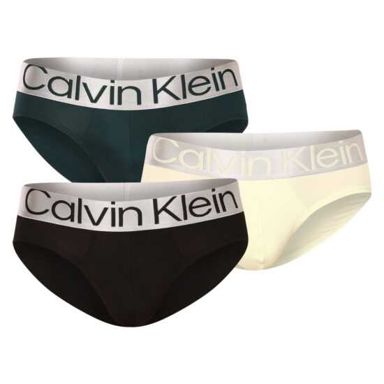 Calvin Klein 3PACK pánské slipy Calvin Klein vícebarevné (NB3073A-C7U) L