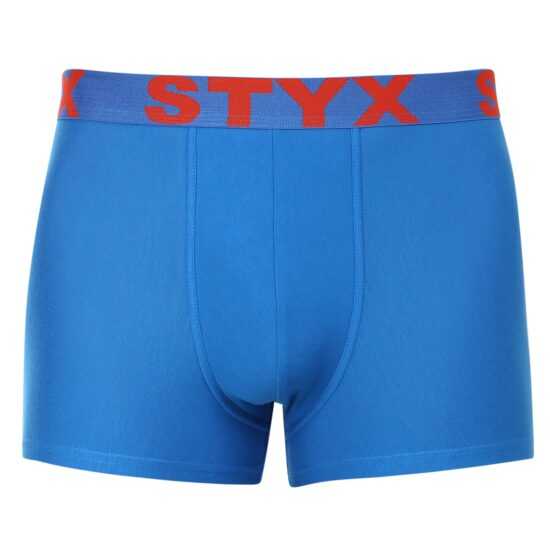 Styx Pánské boxerky Styx sportovní guma modré (G1167) L
